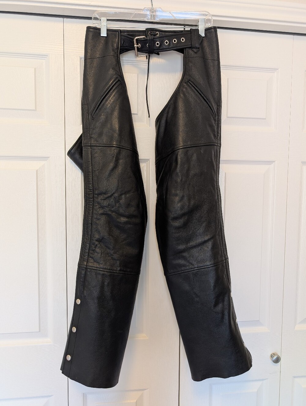 FMC Leather Motorcycle Riding Chaps Women's Sz S